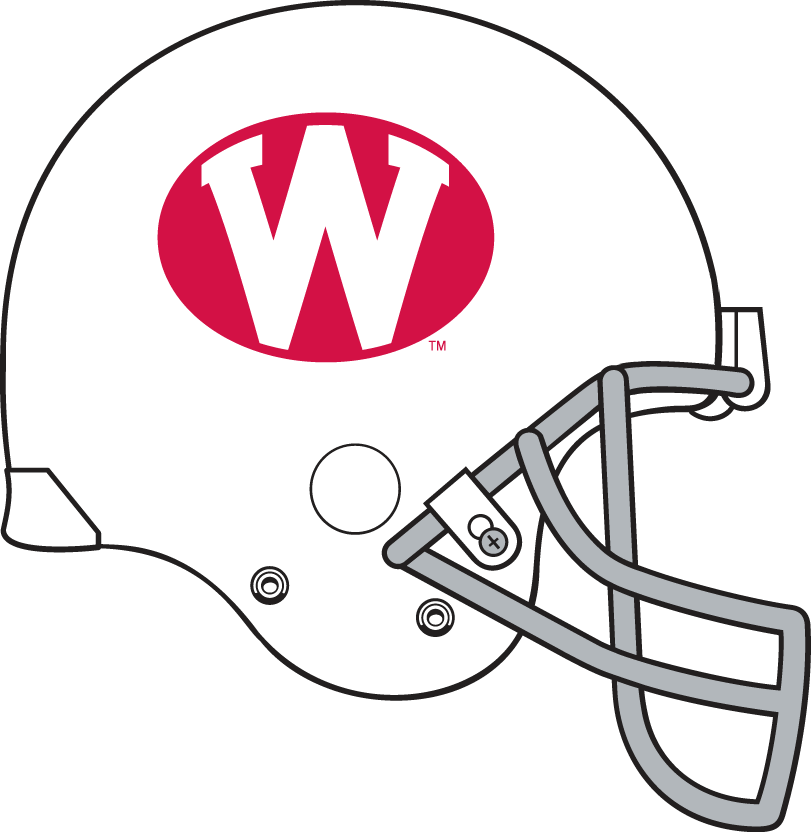 Wisconsin Badgers 1972-1974 Helmet Logo diy DTF decal sticker